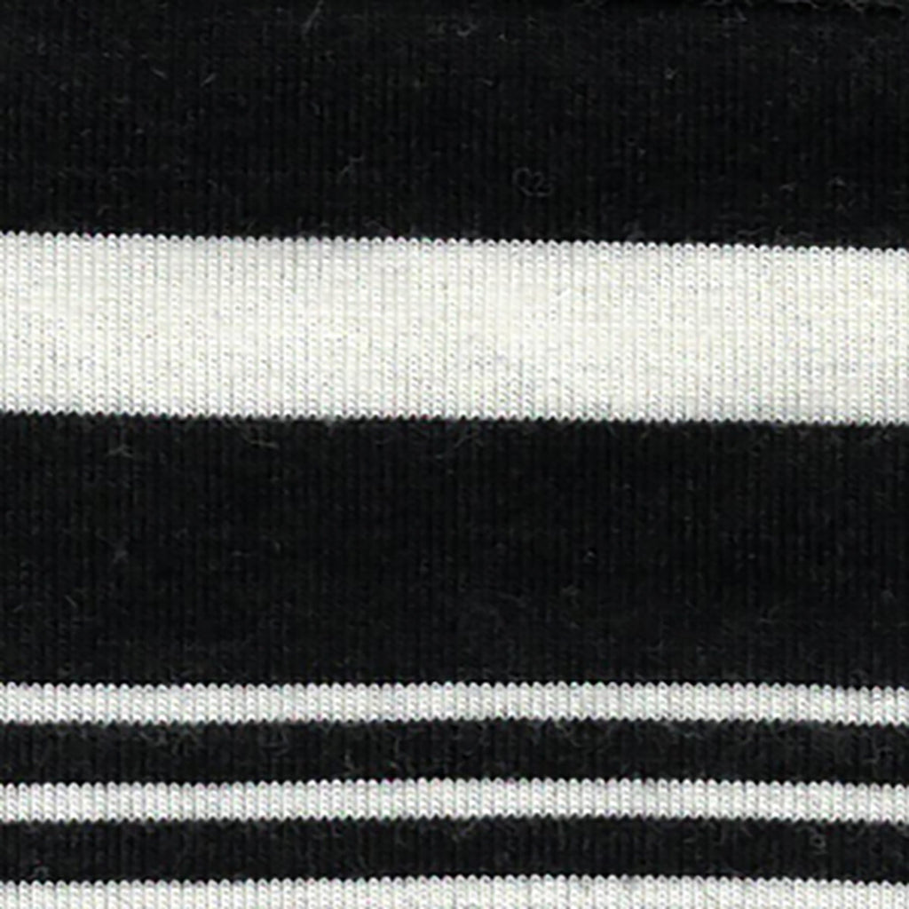 Rokaroo Frē Headband - Black with Varied White Stripes
