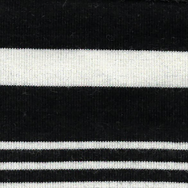 Rokaroo Frē Headband - Black with Varied White Stripes