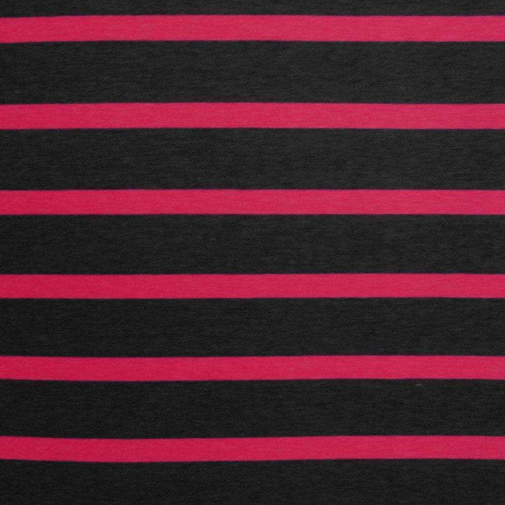 Rokaroo Frē Headband - Black with Pink Stripes