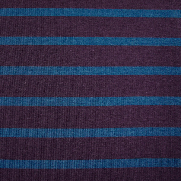 Rokaroo Frē Headband - Purple with Blue Stripes